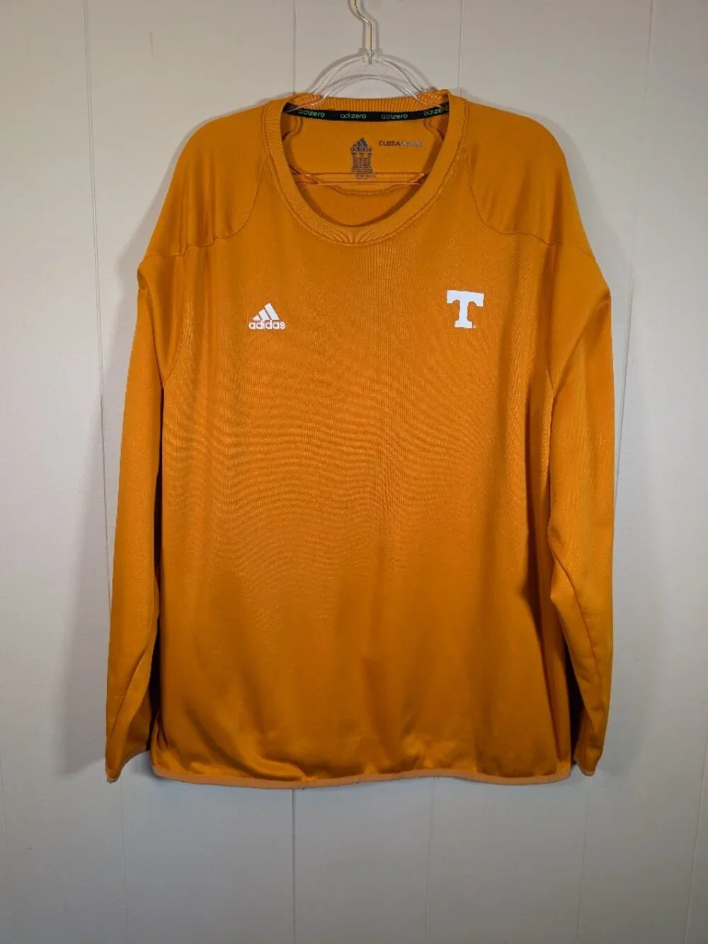 ADIDAS Tennessee Volunteers Adizero Men XXL ClimaWarm Long Sleeve Shirt GO VOLS